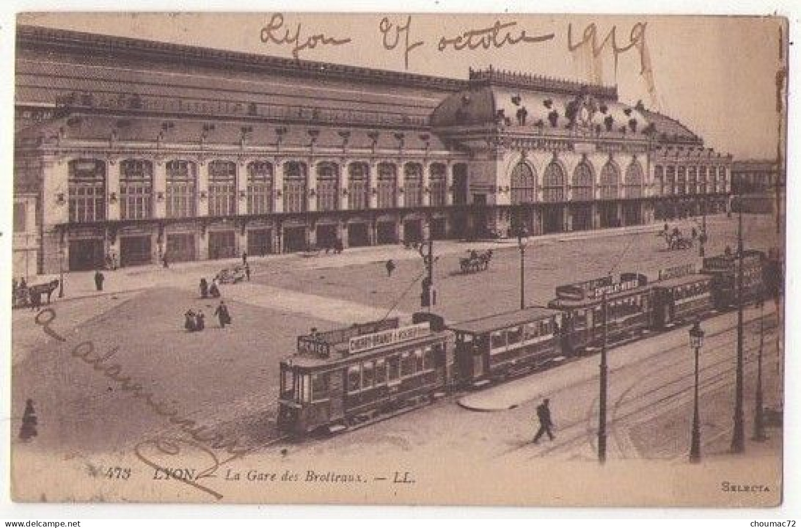 (69) 179, Lyon, LL 473, La Gare Des Brotteaux, Tramway, état - Lyon 6