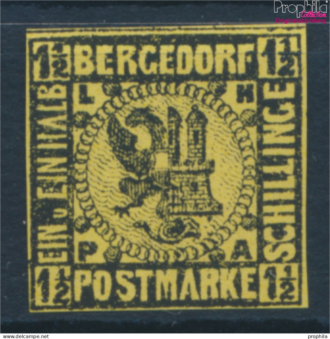 Bergedorf 3ND Neu- Bzw. Nachdruck Ungebraucht 1887 Wappen (10336104 - Bergedorf