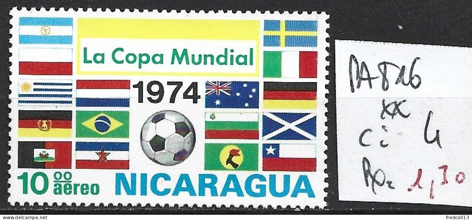 NICARAGUA PA 816 ** Côte 4 € - 1974 – Allemagne Fédérale