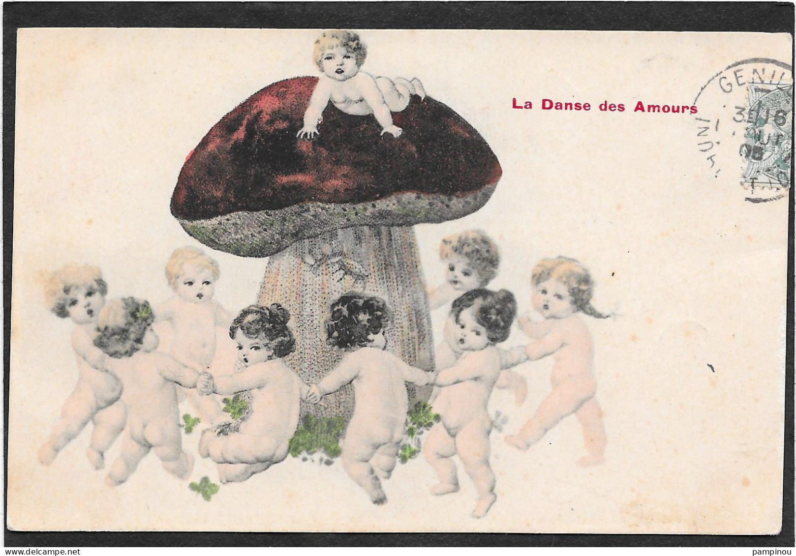 CHAMPIGNONS - Ronde D'enfants Nus Autour D'un Cèpe - Danse Des Amours - Funghi