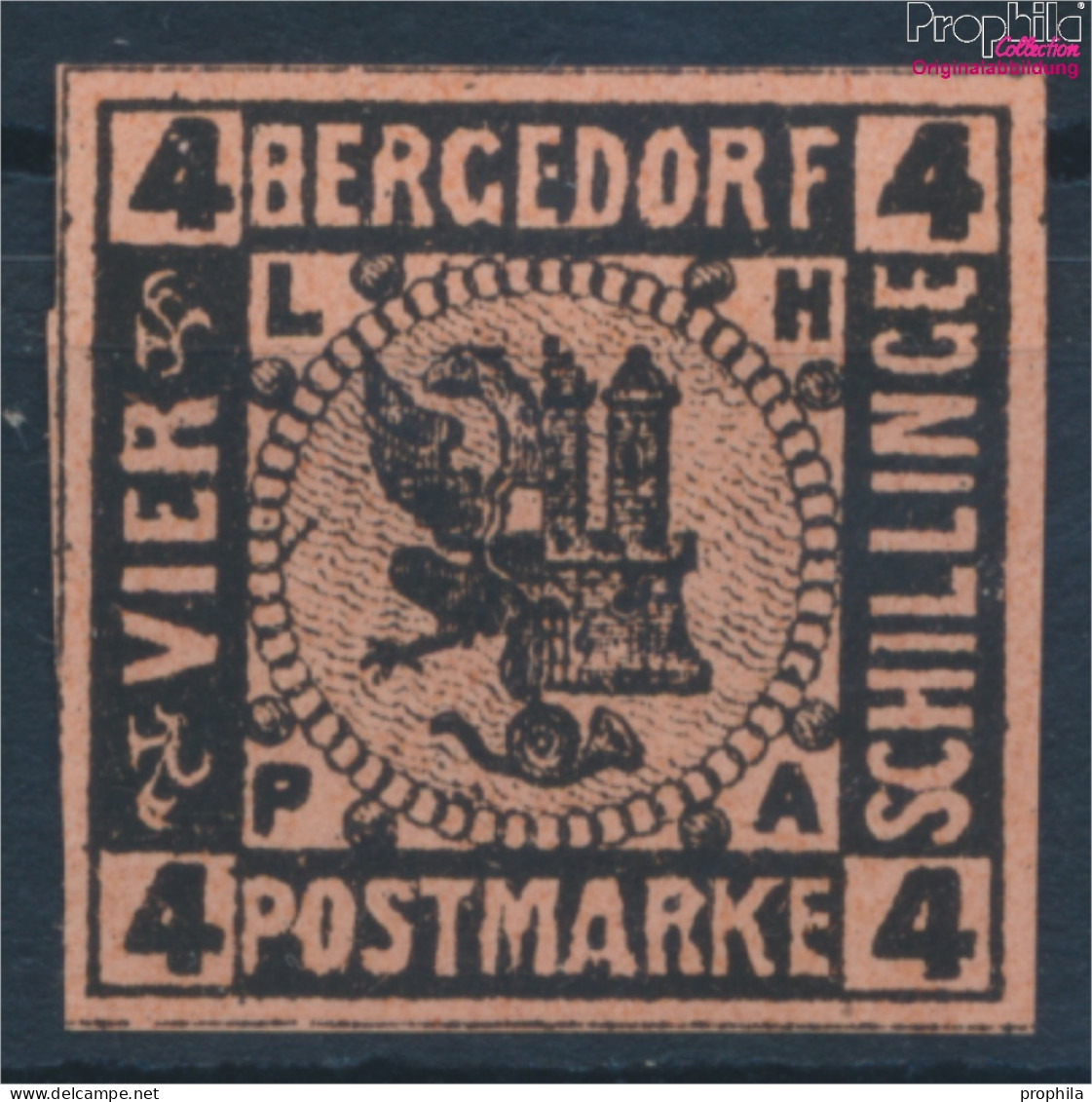 Bergedorf 5ND Neu- Bzw. Nachdruck Ungebraucht 1887 Wappen (10336008 - Bergedorf