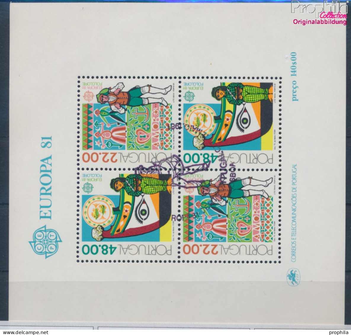 Portugal Block32 (kompl.Ausg.) Gestempelt 1981 Folklore (10341851 - Used Stamps