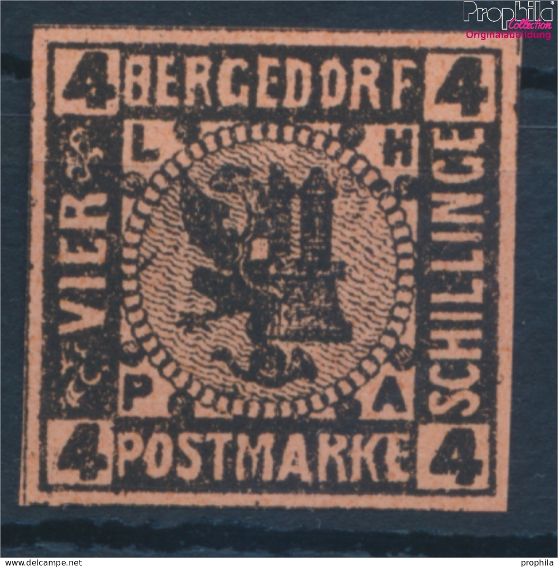 Bergedorf 5ND Neu- Bzw. Nachdruck Ungebraucht 1887 Wappen (10336019 - Bergedorf