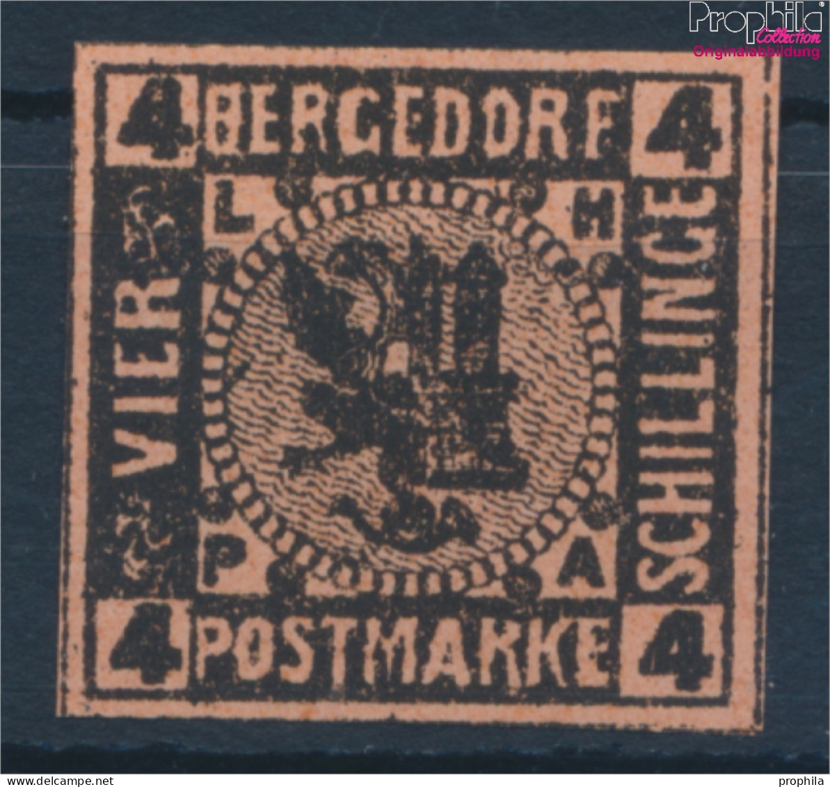 Bergedorf 5ND Neu- Bzw. Nachdruck Ungebraucht 1887 Wappen (10336021 - Bergedorf