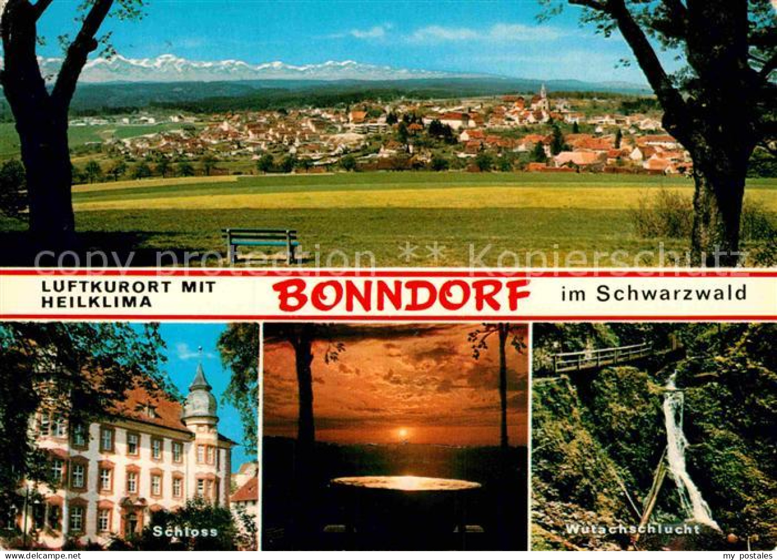 72869642 Bonndorf Schwarzwald Mit Alpenkette Schloss Wutachschlucht Bonndorf - Bonndorf