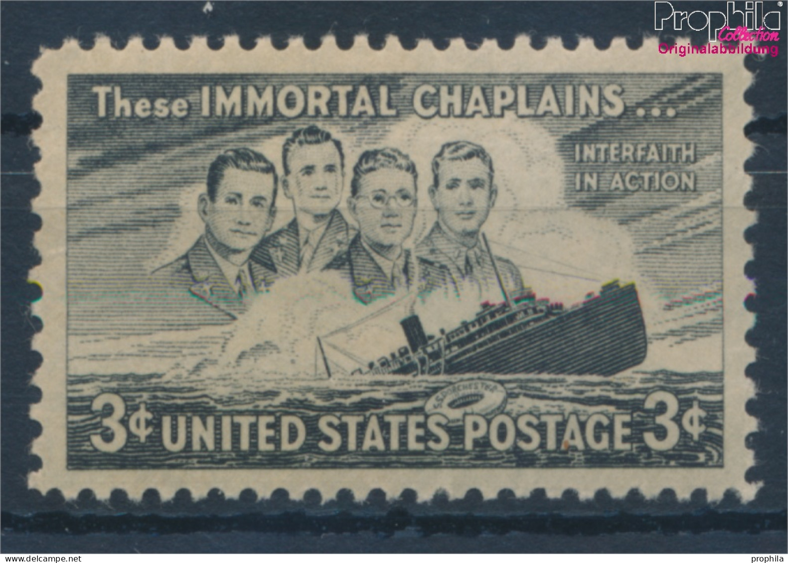 USA 568 (kompl.Ausg.) Postfrisch 1948 Die Vier Unsterblichen Geistlichen (10336634 - Nuovi