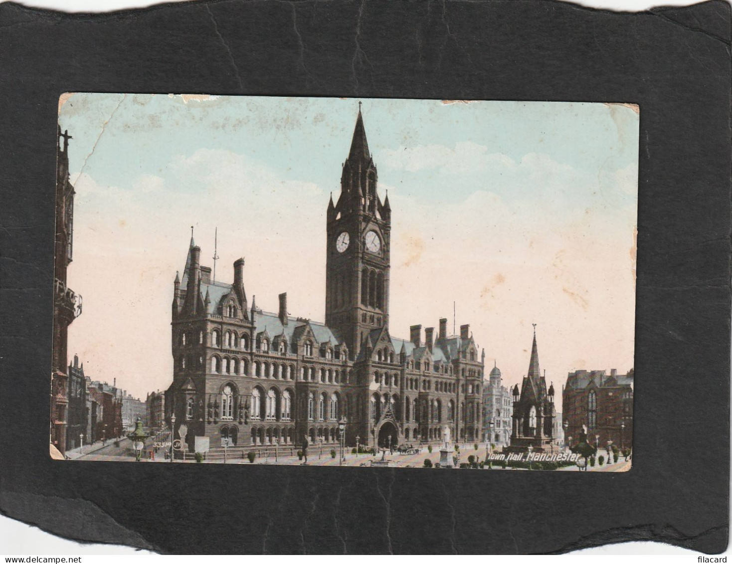 127379             Regno  Unito,   Town  Hall,   Manchester,   NV(scritta) - Manchester