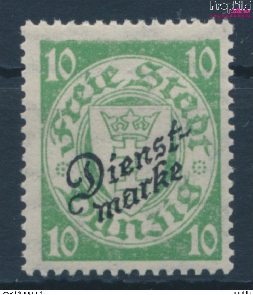 Danzig D42a Mit Falz 1924 Dienstmarke (10335796 - Servizio