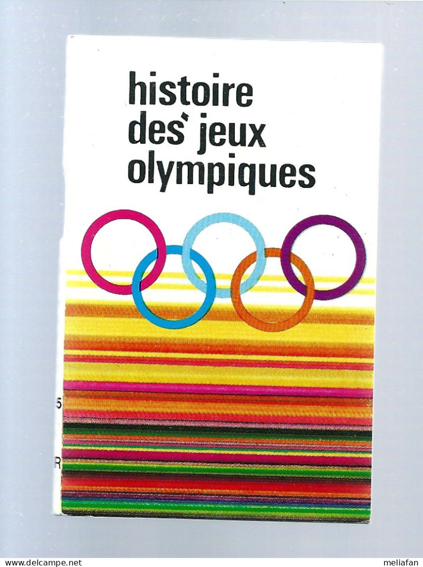 W327 - MINI LIVRE FRANCO-SUISSE - HISTOIRE DES JEUX OLYMPIQUES - Books
