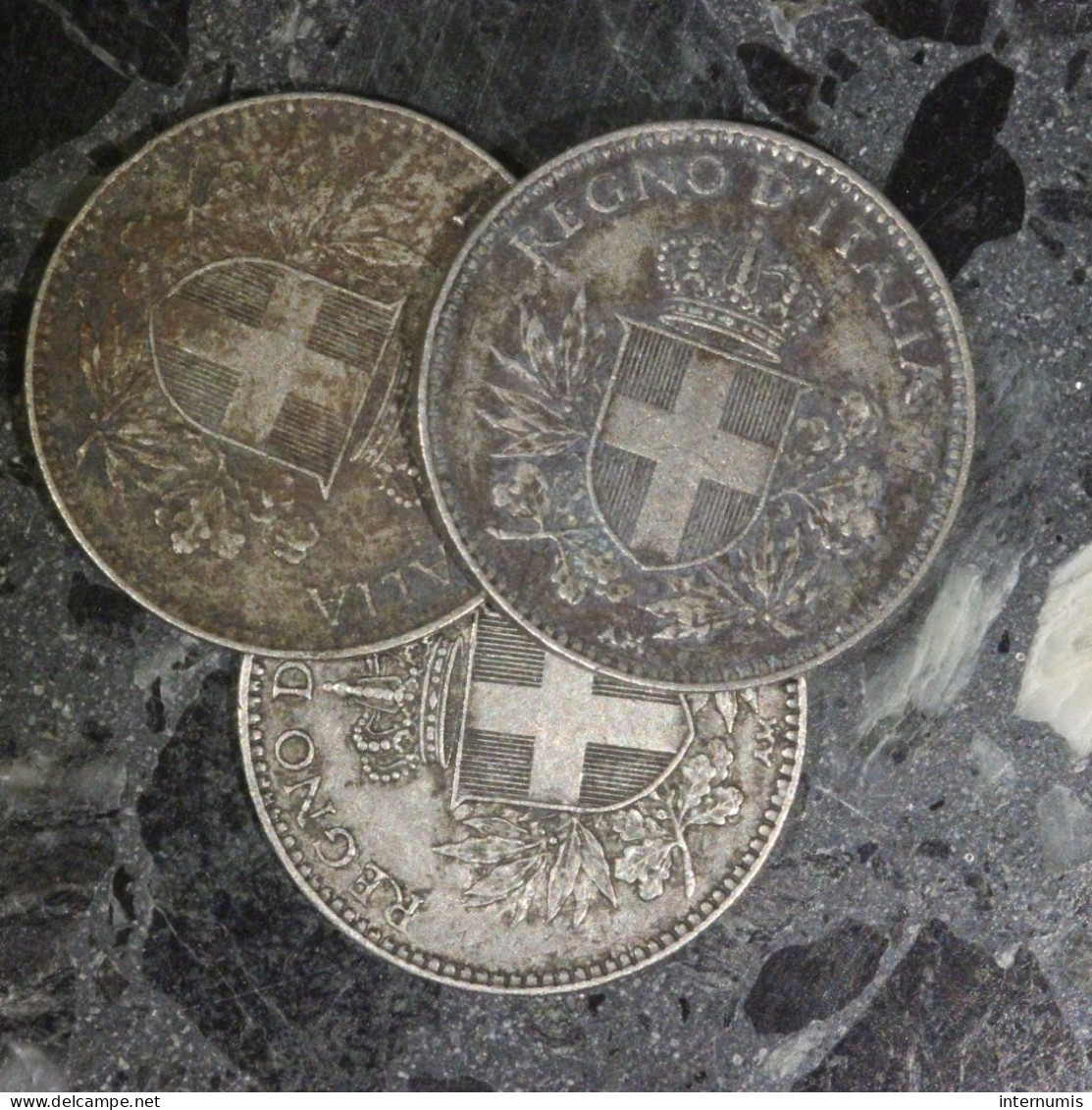 Italie / Italy INTERESTING LOT (3) : 20 Centesimi 1919 (Deux Monnaies Sont Surfrappées / Two Coins Are Overstruck) - Vrac - Monnaies