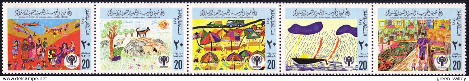 Libya Tableaux Children Paintings Unicef MNH ** Neuf SC (A52-96b) - Otros