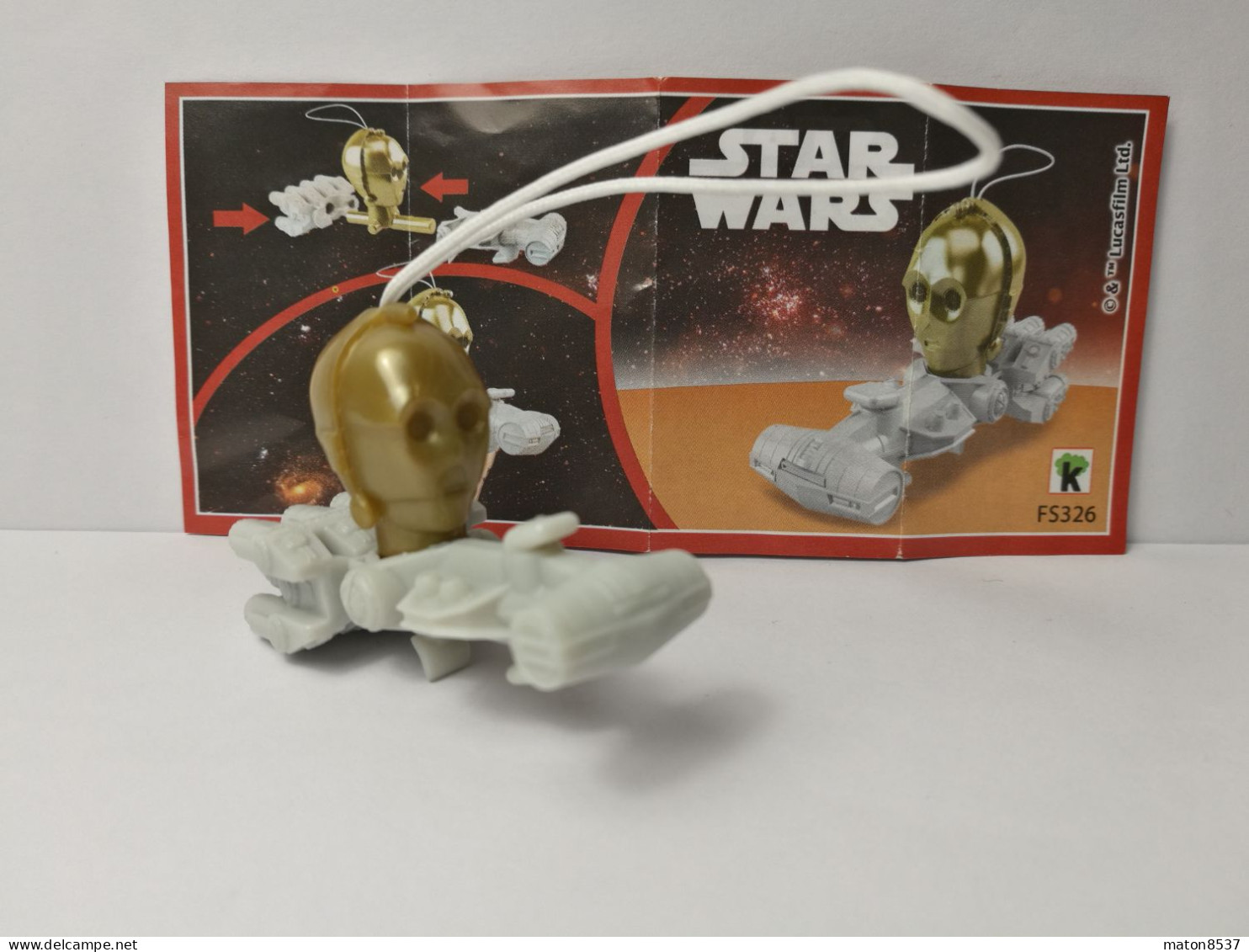 Kinder : MPG FS326   Star Wars - Episode 7 2016 - C3PO + BPZ - Monoblocchi