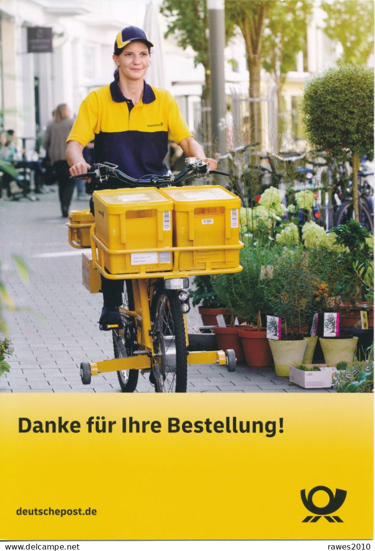 BRD / Bund Weiden DP Ganzsache Antwort 2022 Postbotin Fahrrad - Briefe U. Dokumente