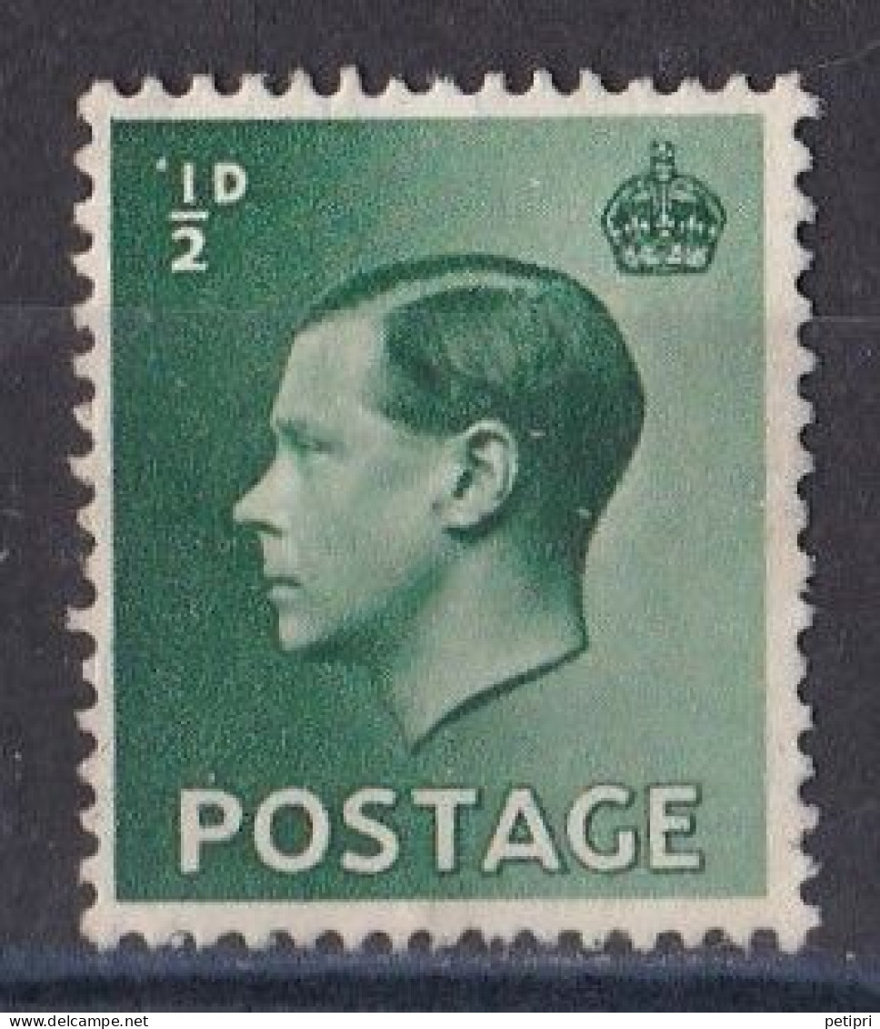 Grande Bretagne - 1936 - 1937 -  Edward VIII  -  Y&T N ° 205  Neuf - Unused Stamps