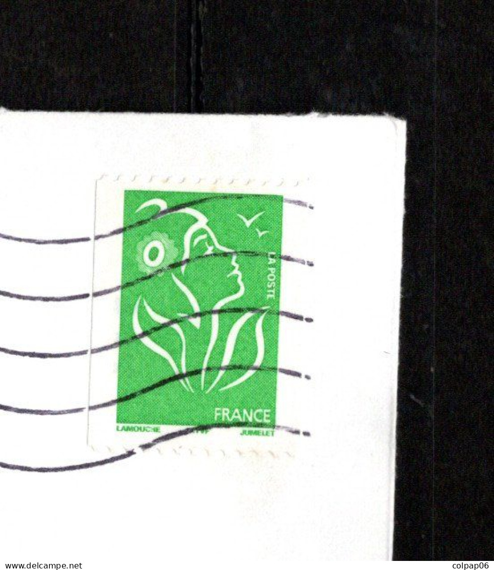 Roulette Verte - Oblitérée Sur Enveloppe Entière - 2004-2008 Maríanne De Lamouche