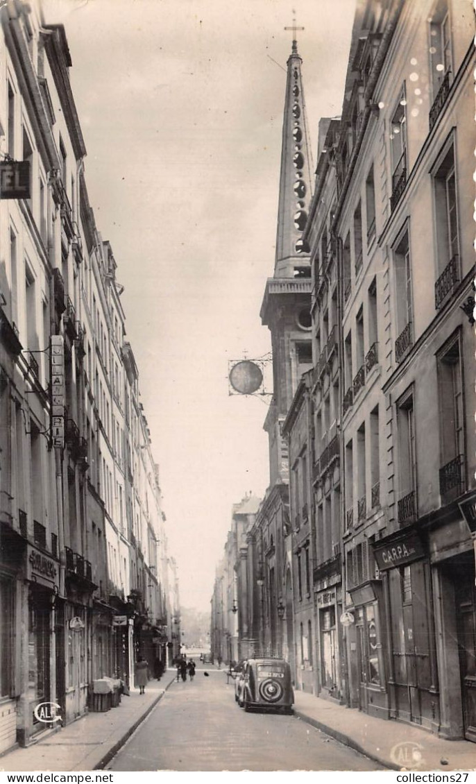 PARIS-75004- RUE SAINT-LOUIS EN L'ILE ET L'EGLISE - Distretto: 04