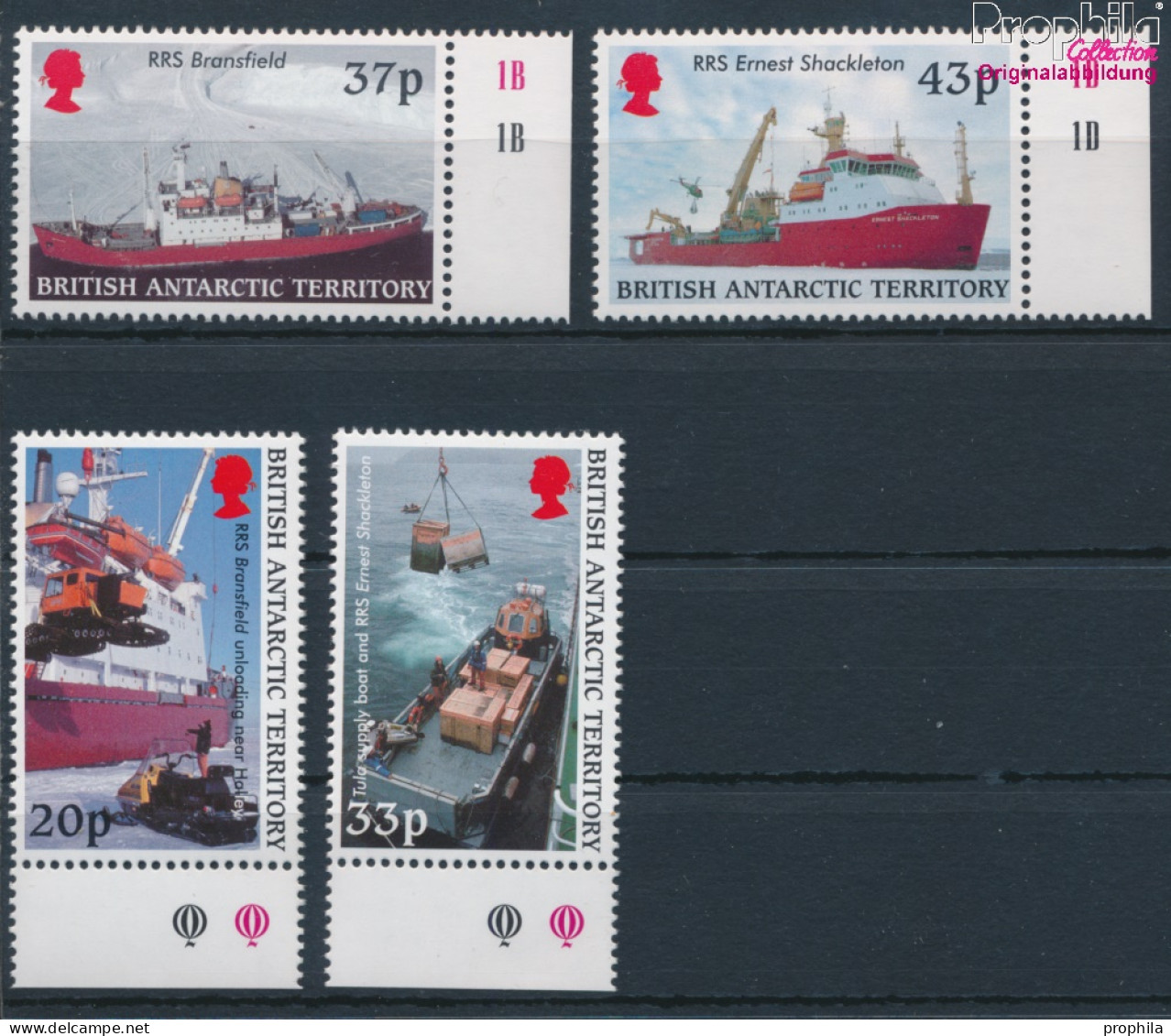Britische Gebiete Antarktis 307-310 (kompl.Ausg.) Postfrisch 2000 Forschungsschiffe (10331986 - Ungebraucht