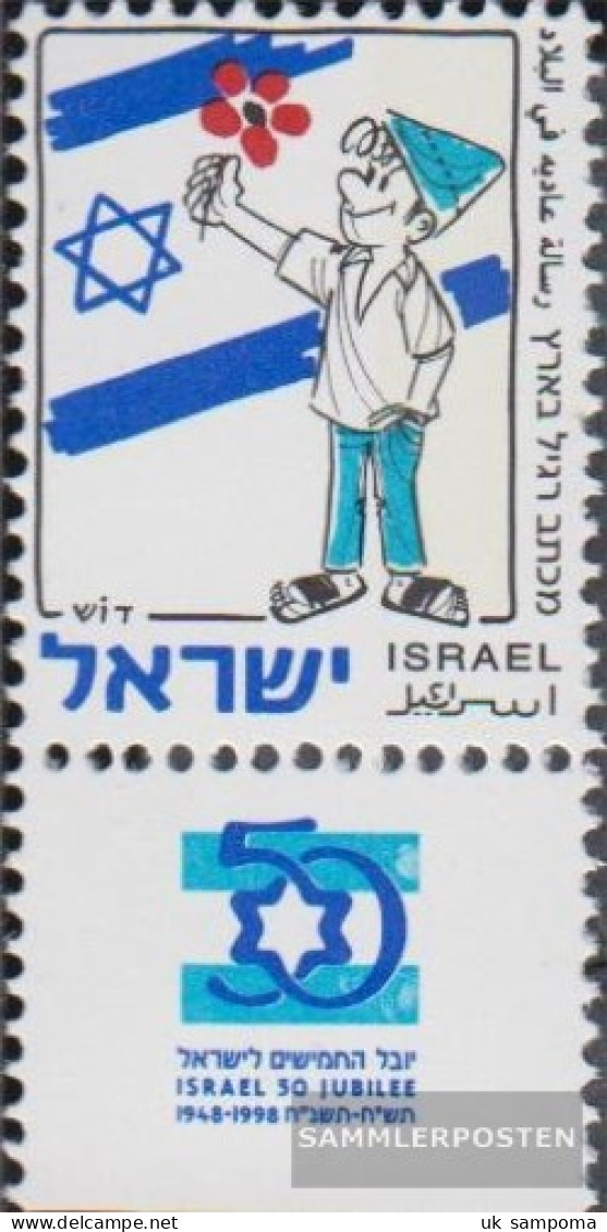 Israel 1447A With Tab (complete Issue) Unmounted Mint / Never Hinged 1997 50 Years Israel - Unused Stamps (with Tabs)