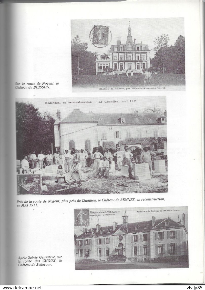 45 - Beau Livre Illustré De Cartes Postales " Balades Aux Environs De CHATILLON-COLIGNY " - 1985 - Centre - Val De Loire