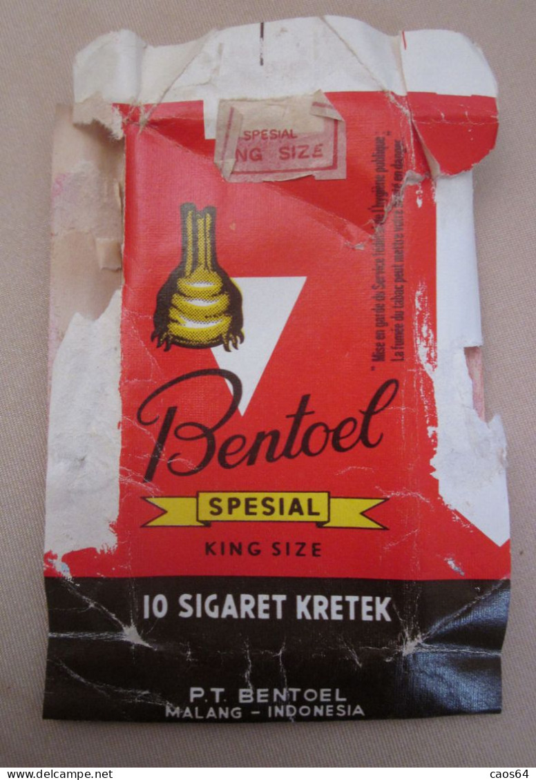 Bentoel Spesial 10 Sigaret Kretek BOX SIGARETTE - Etuis à Cigarettes Vides