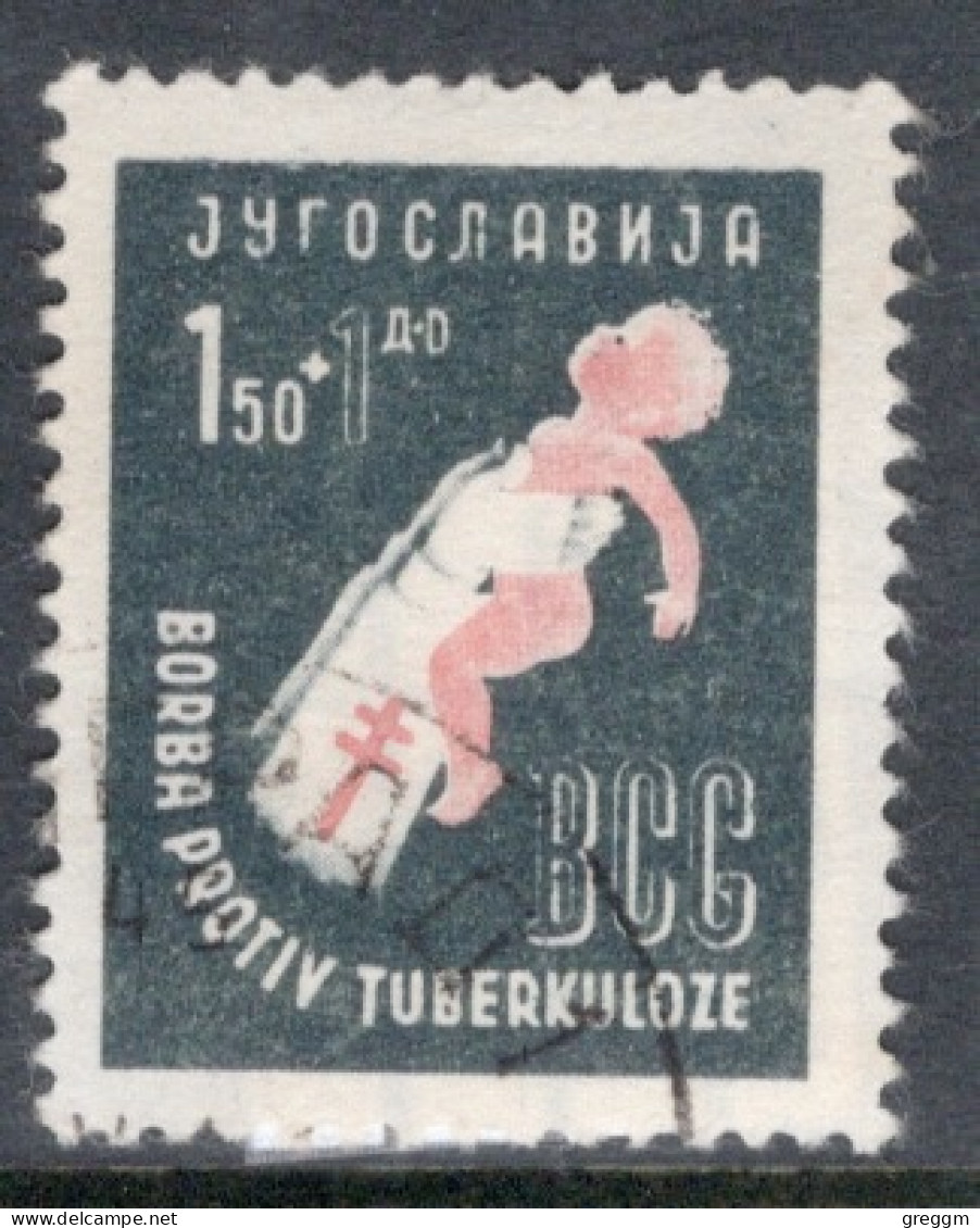 Yugoslavia 1948 Single Stamp For The Fight Against Tuberculosis In Fine Used - Usati