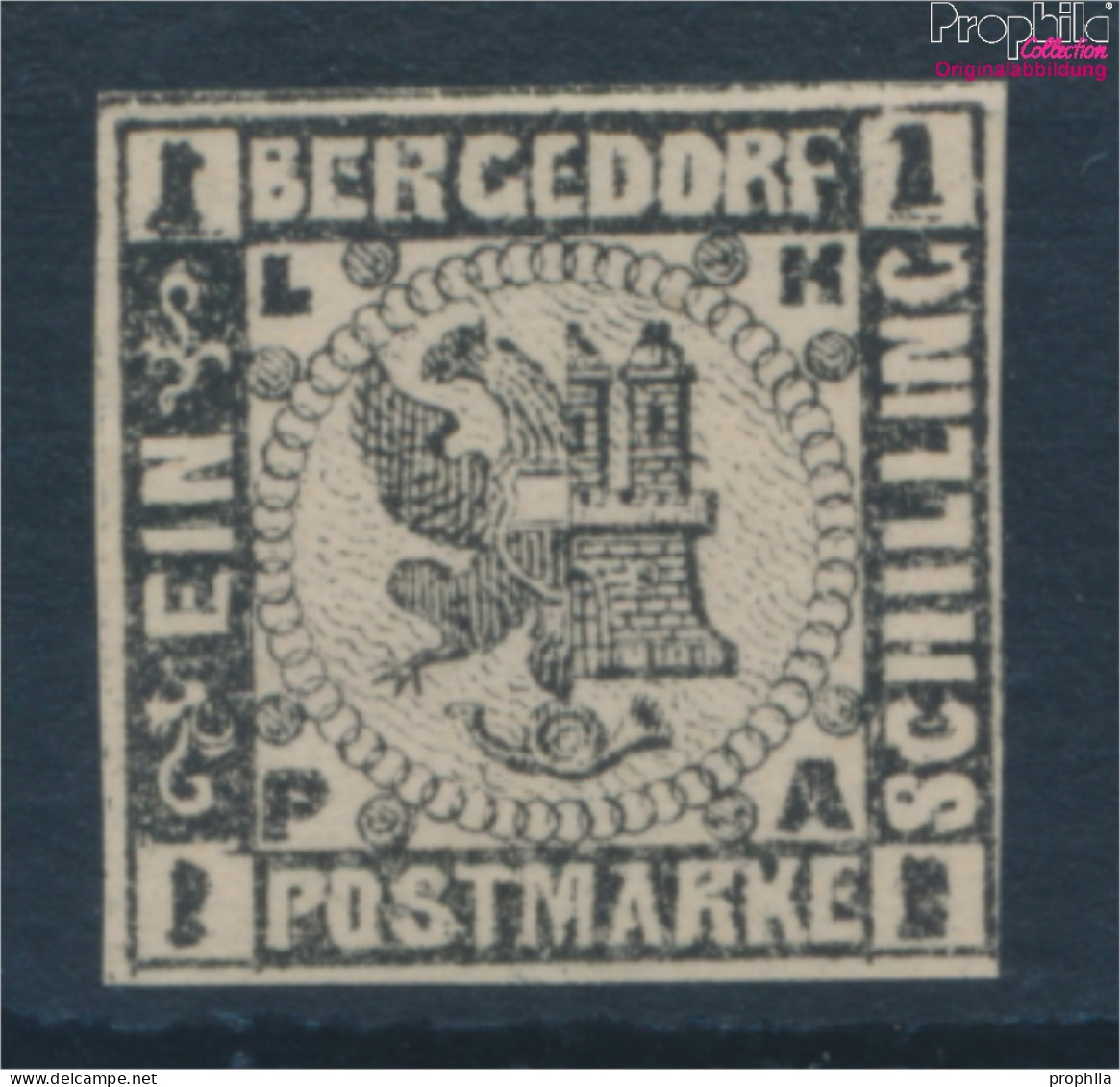 Bergedorf 2ND Neu- Bzw. Nachdruck Postfrisch 1887 Wappen (10335915 - Bergedorf