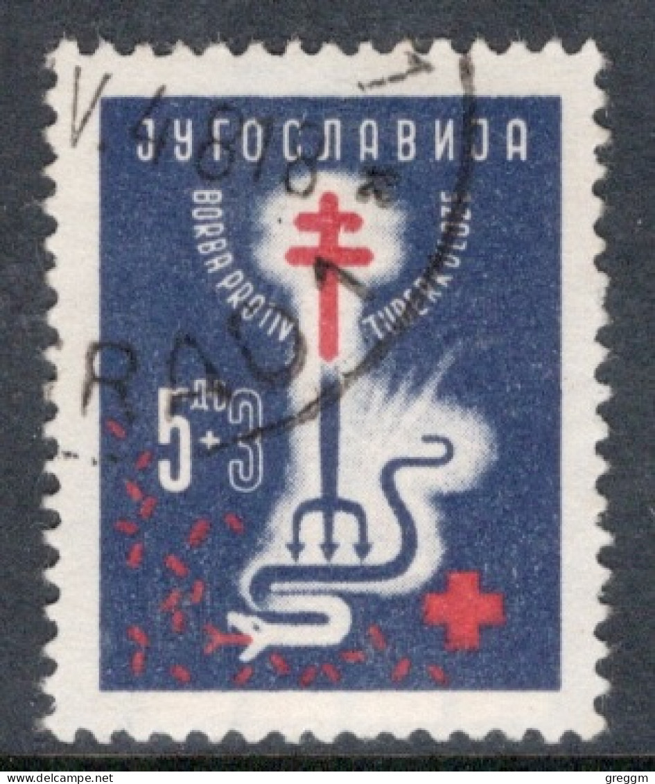 Yugoslavia 1948 Single Stamp For The Fight Against Tuberculosis In Fine Used - Gebraucht