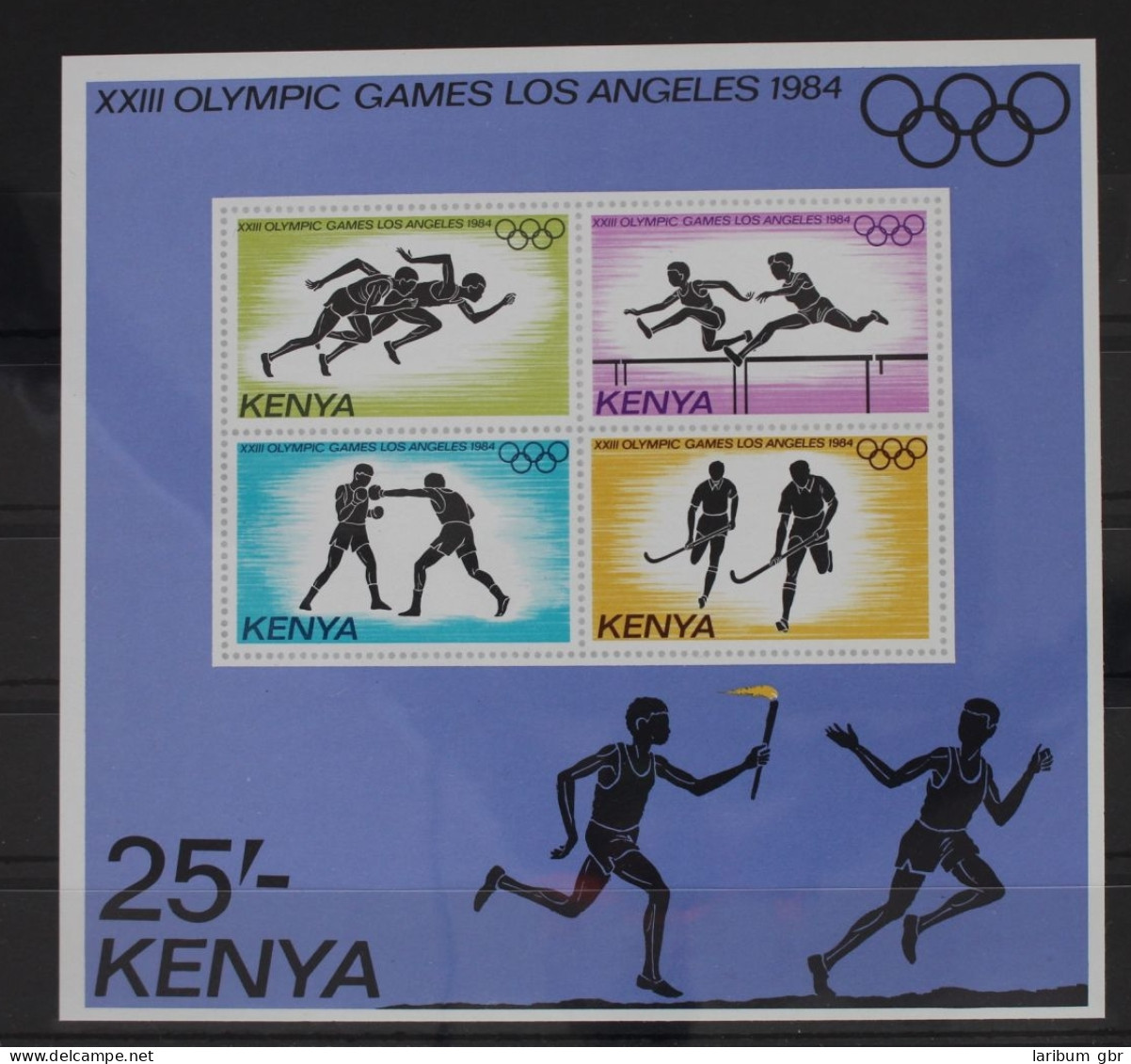 Kenia Block 23 Mit 292-295 Postfrisch Olympische Spiele #WW397 - Kenya (1963-...)