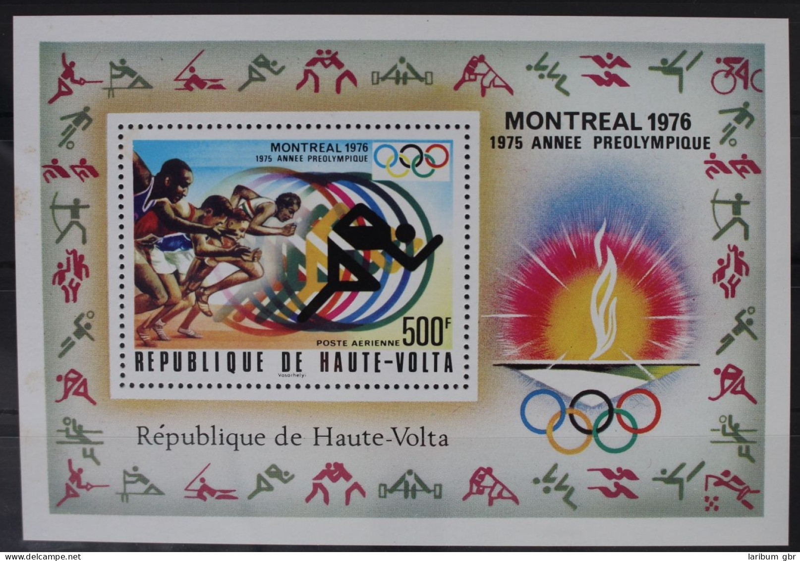Obervolta Block 40 Mit 616 Postfrisch Olympische Spiele #WW605 - Burkina Faso (1984-...)