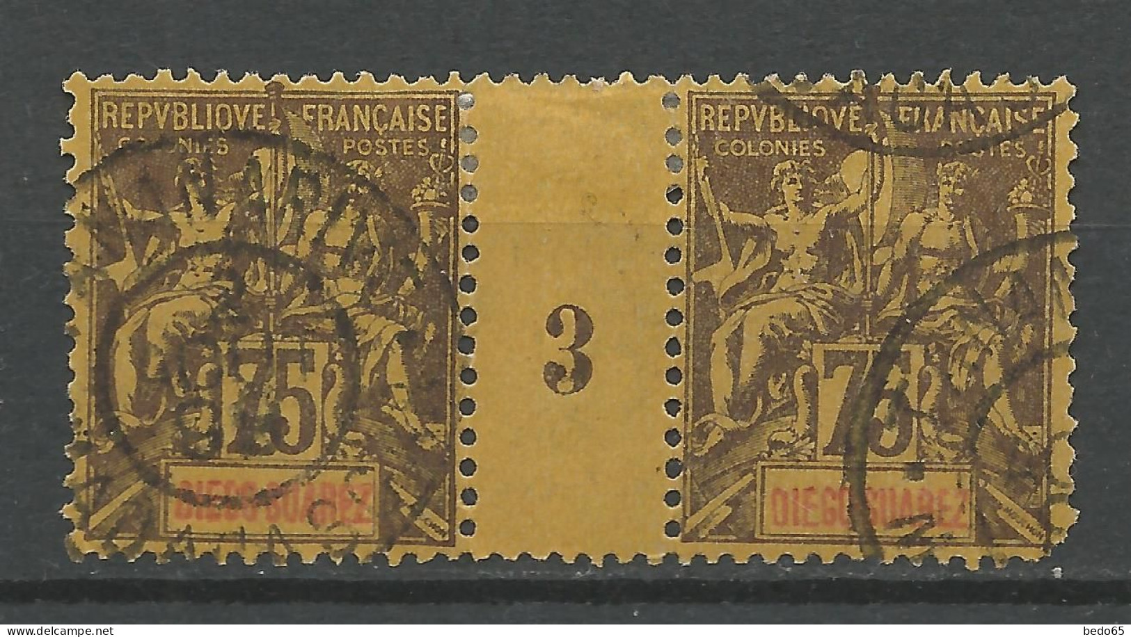 DIEGO-SUAREZ N° 49 CACHET TANANARIVE / Angle Court Sur Timbre De Gauche / Used - Used Stamps