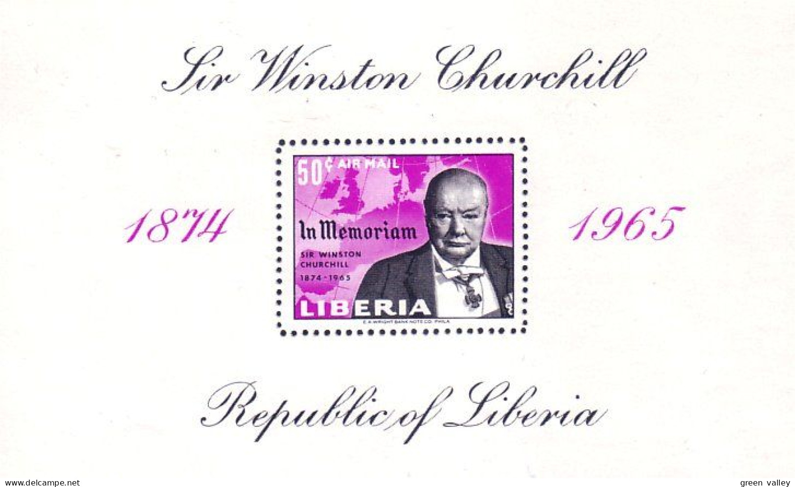 Liberia Churchill MNH ** Neuf SC ( A53 291) - Sir Winston Churchill