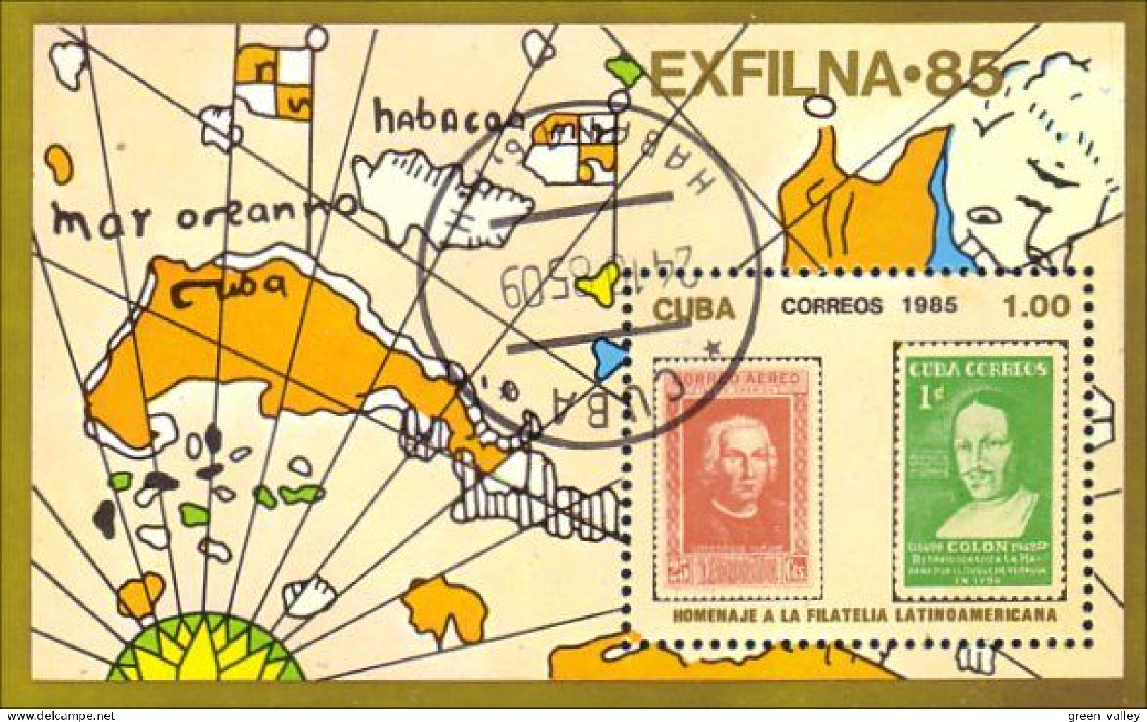 Cuba Exfilna 85 ( A53 208c) - Eilanden