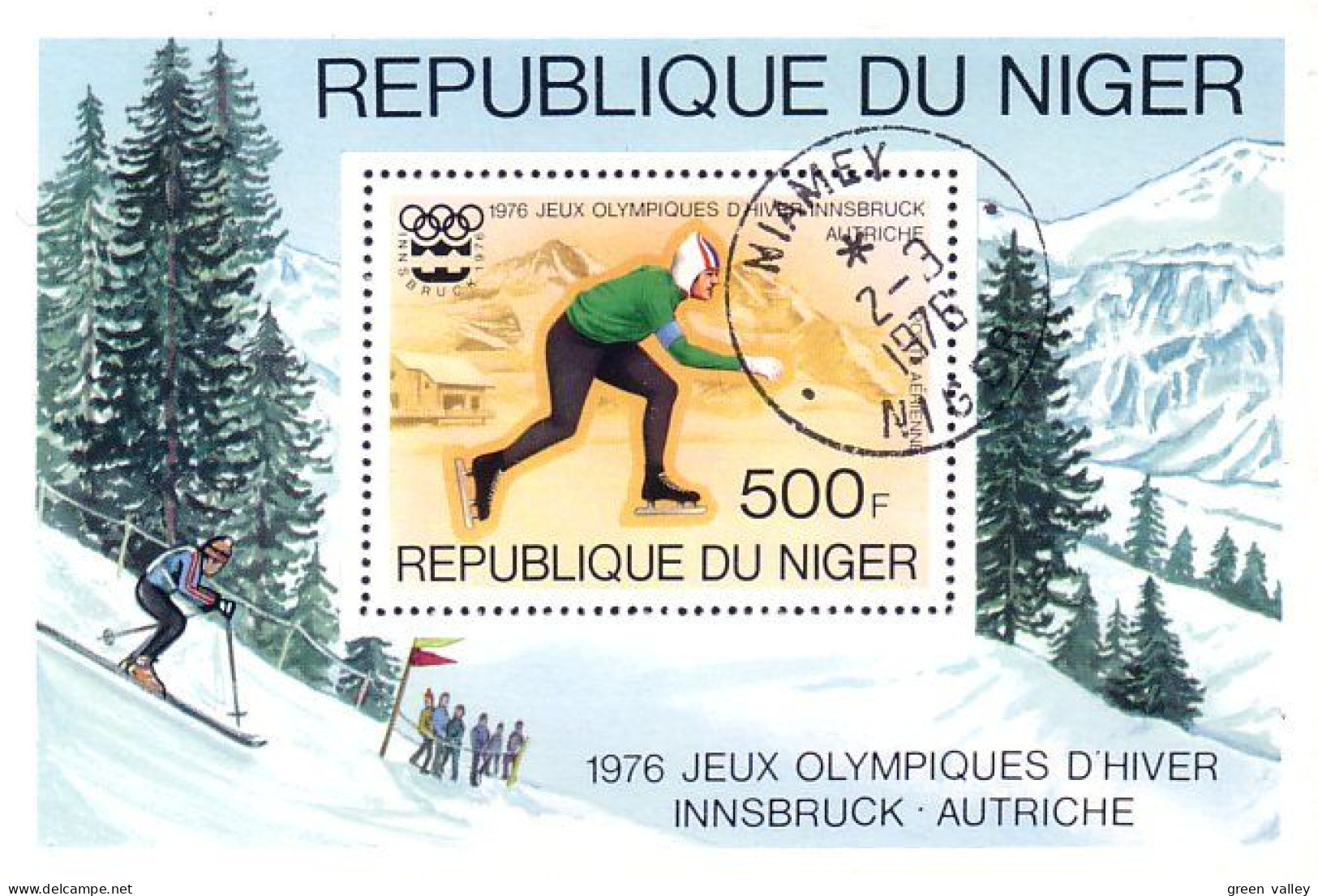 Niger Patinage Skating Innsbruck 76 ( A53 112b) - Inverno1976: Innsbruck