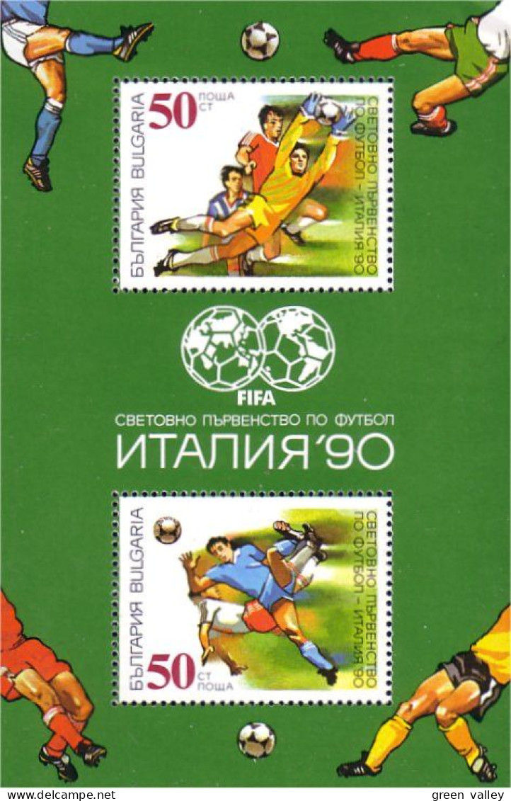 Bulgarie Soccer Football Italia 90 MNH ** Neuf SC ( A53 74a) - Neufs