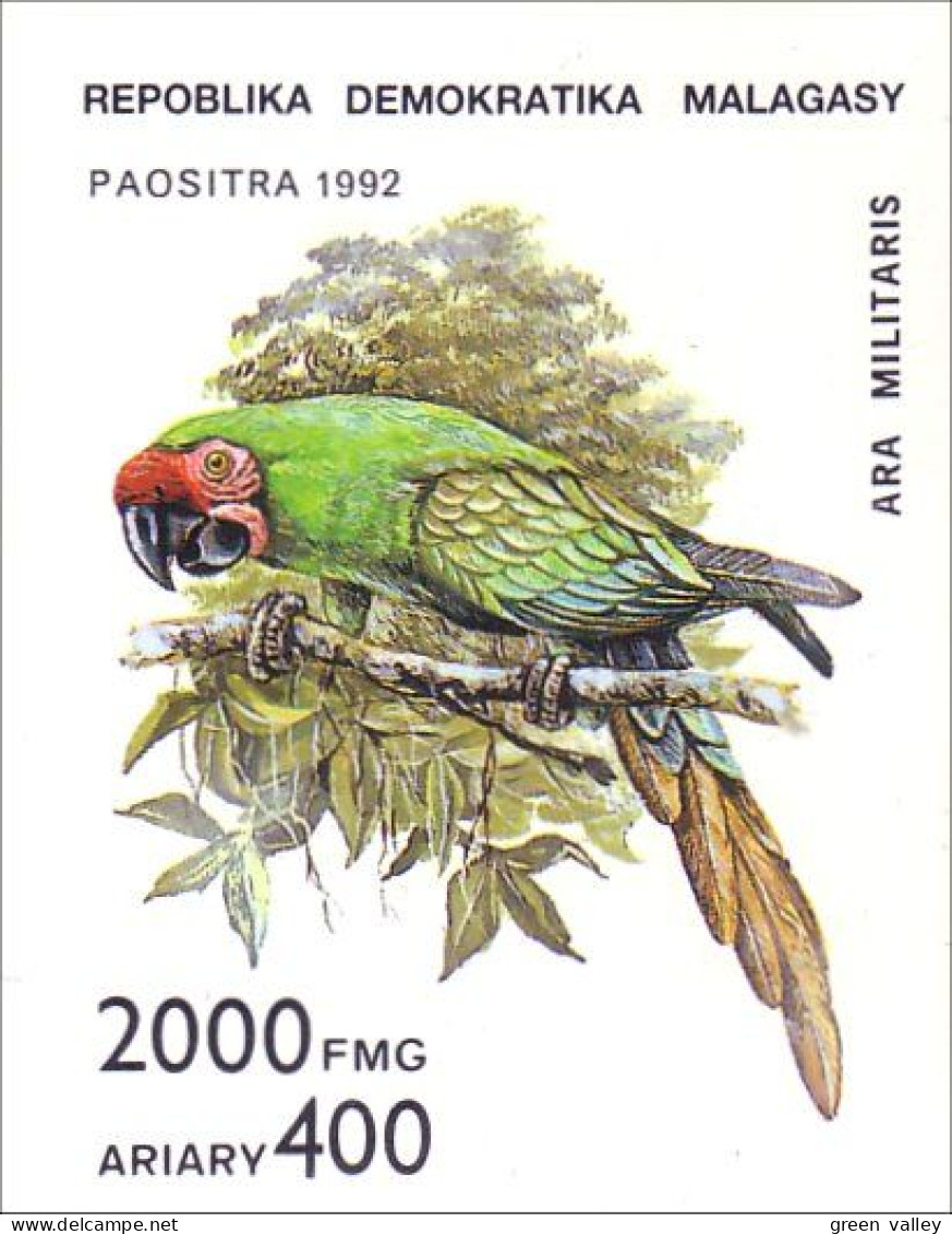 Madagascar Perroquet Parrot Ara MNH ** Neuf SC ( A53 66b) - Papageien