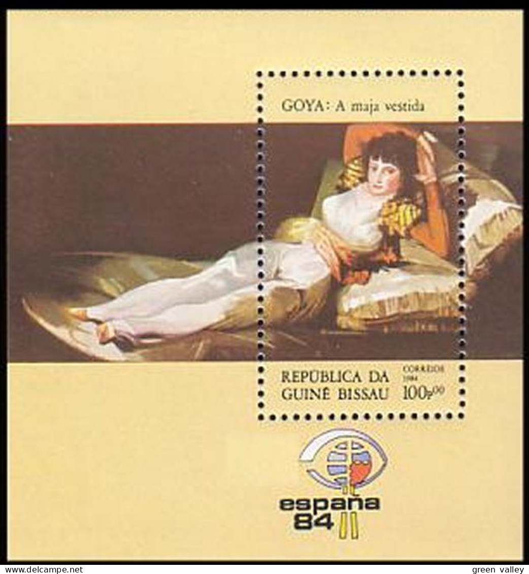 Guinée Bissau Tableau Goya Painting MNH ** Neuf SC ( A53 433b) - Otros