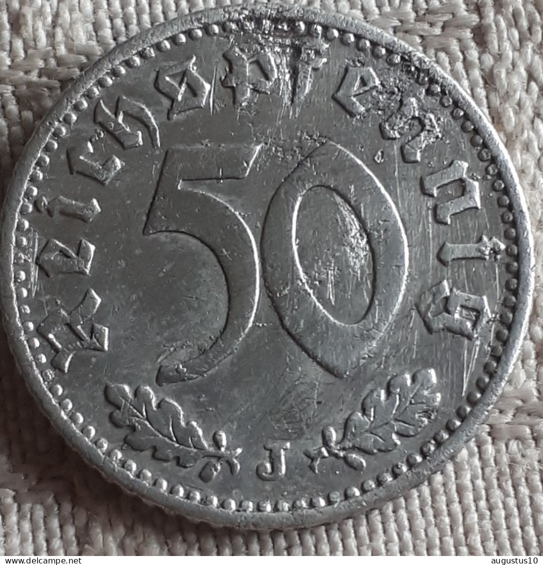 DUITSLAND : 50 REICHSPFENNIG 1935 J   KM 87 Better DATE - 50 Reichspfennig