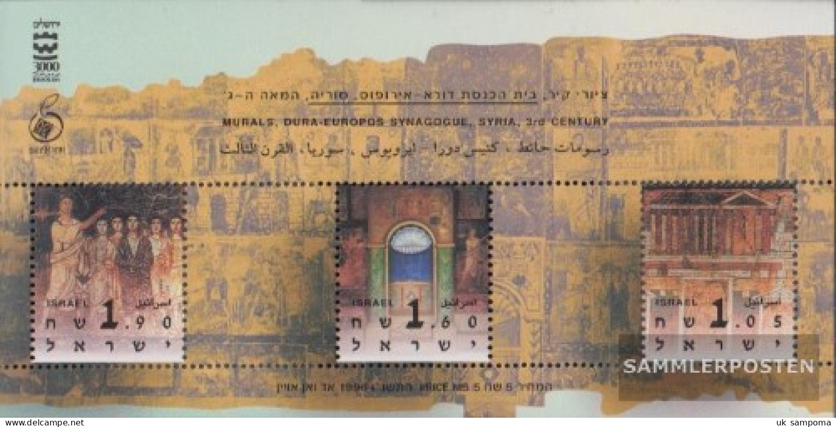 Israel Block52 (complete Issue) Unmounted Mint / Never Hinged 1996 3000 Years Jerusalem - Ungebraucht (ohne Tabs)