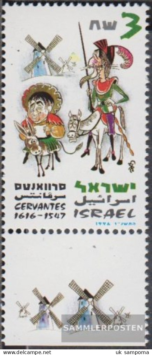 Israel 1416 With Tab (complete Issue) Unmounted Mint / Never Hinged 1997 Miguel De Cervantes Saavedra - Unused Stamps (with Tabs)