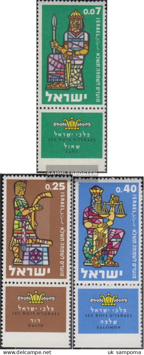 Israel 217-219 With Tab (complete Issue) Unmounted Mint / Never Hinged 1960 Jewish Holidays - Ungebraucht (mit Tabs)