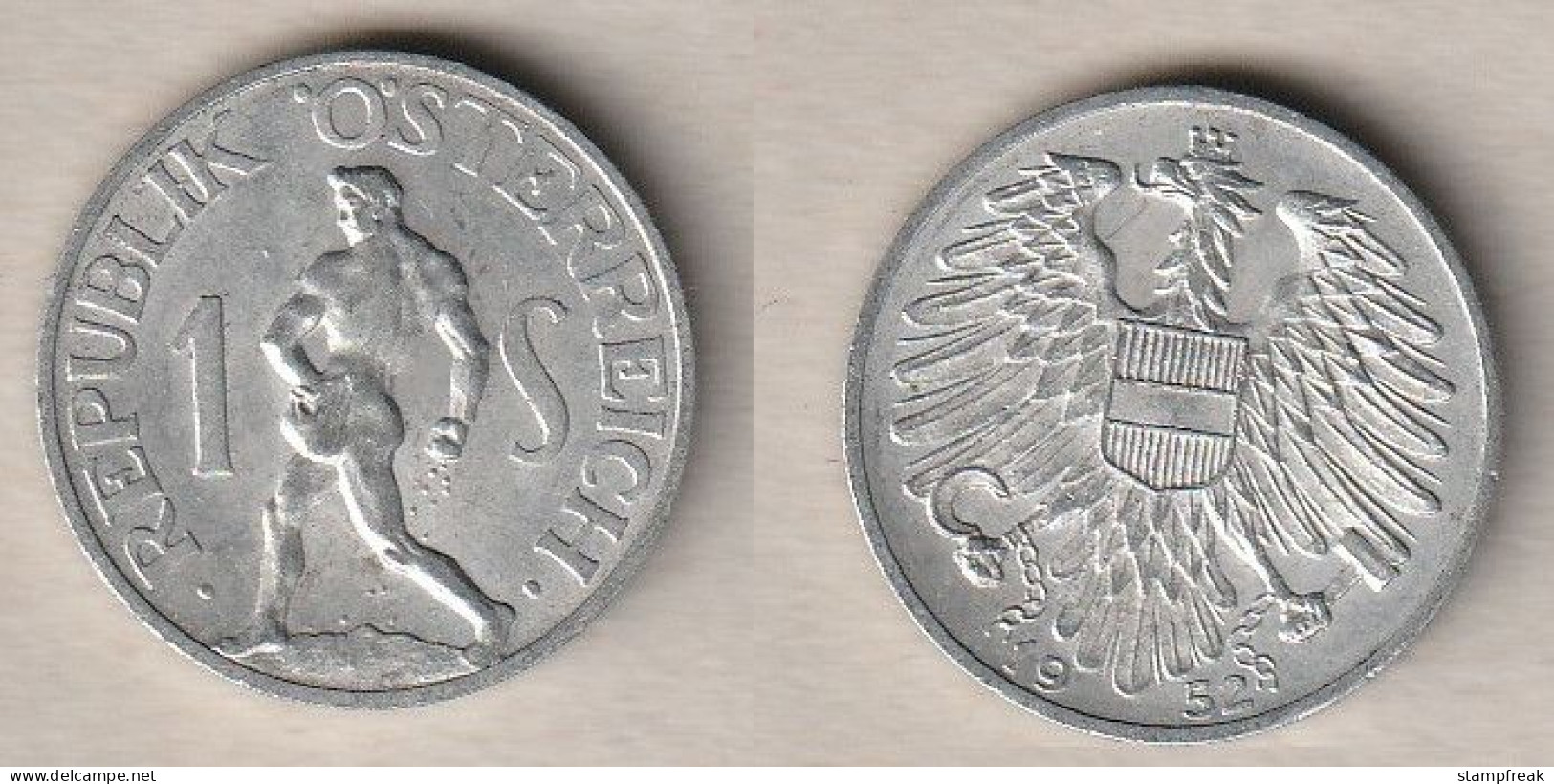 02196) Oesterreich, 1 Schilling 1952 - Autriche