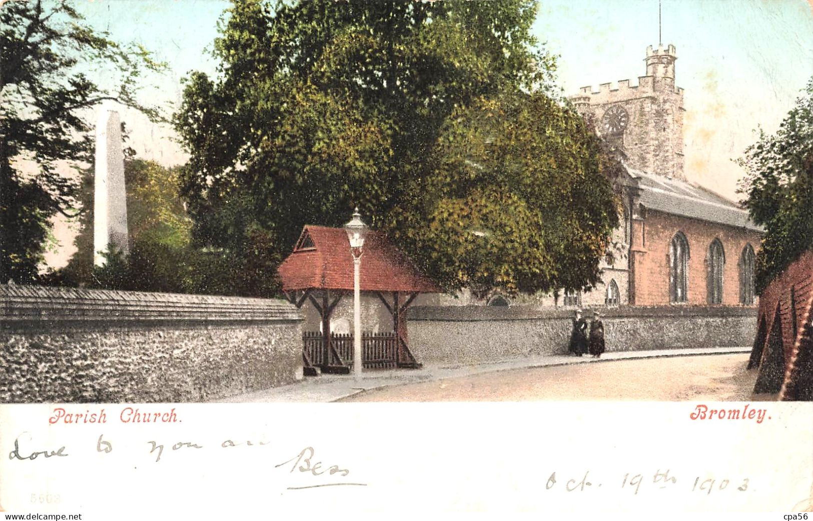 PARISH CHURCH - BROMLEY - LONDON SUBURBS 1903 - Londen - Buitenwijken