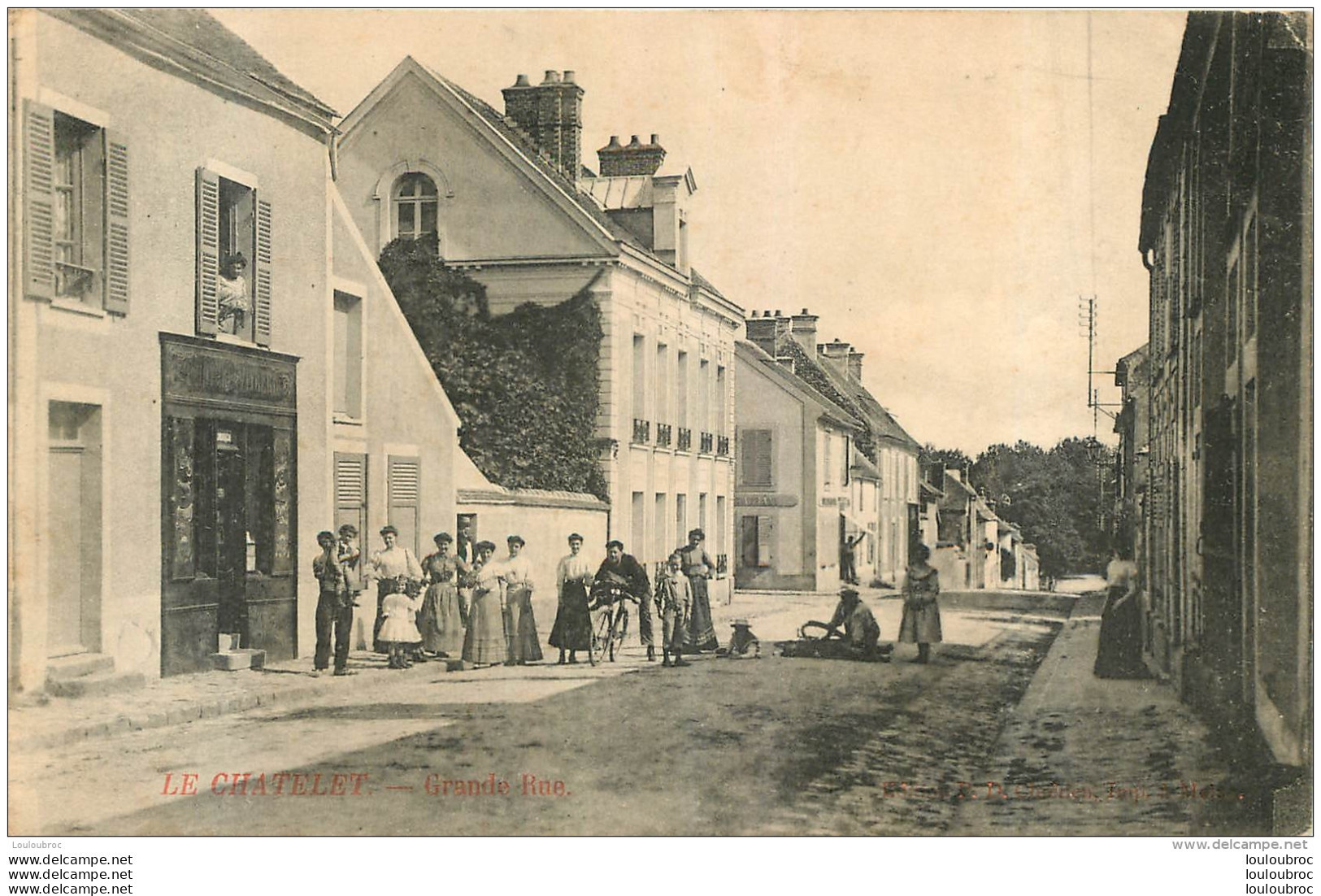 LE CHATELET EN BRIE GRANDE RUE - Le Chatelet En Brie