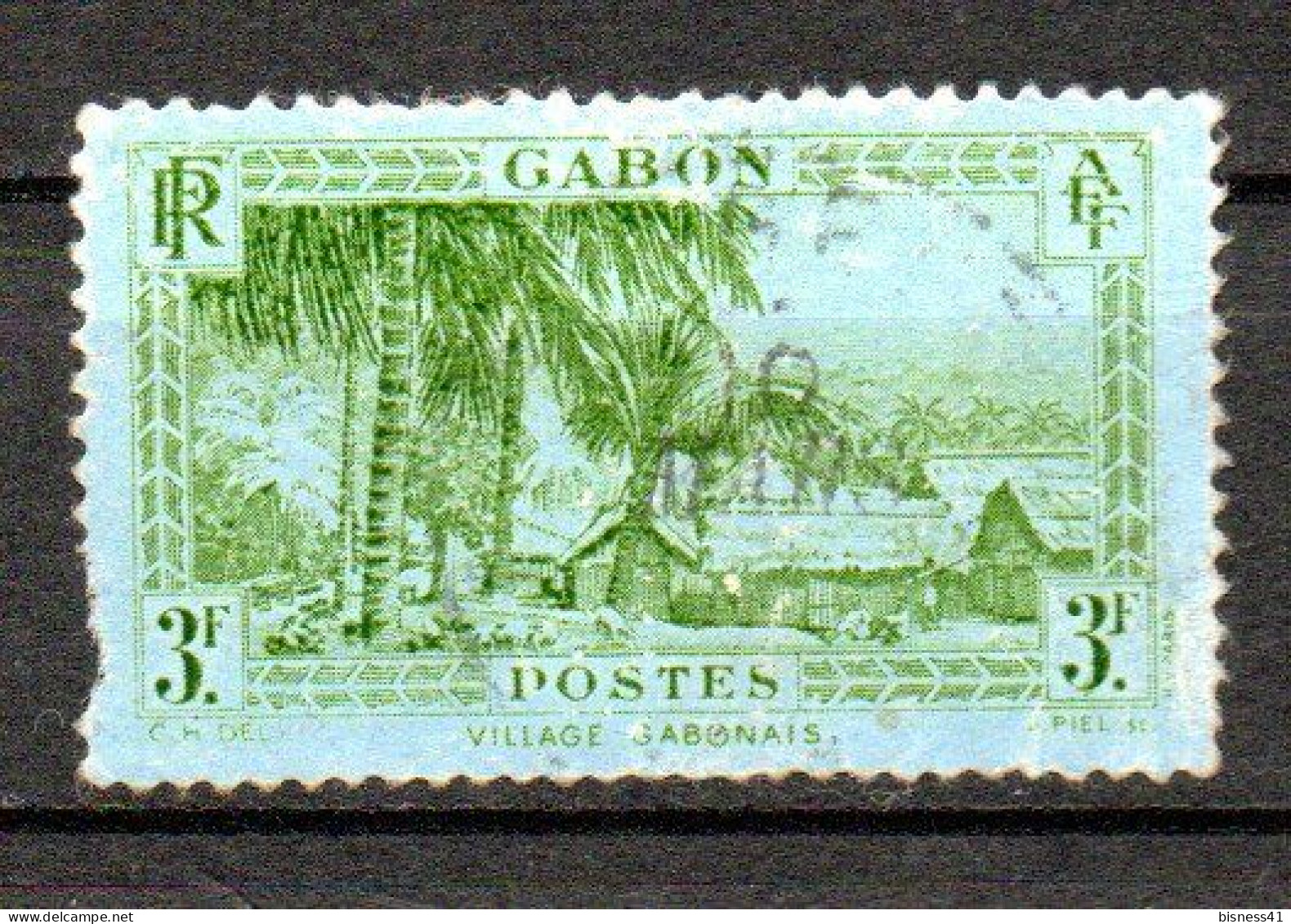 Col40 Colonie Gabon 1932 N° 143 Oblitéré Cote 5,00€ - Usados