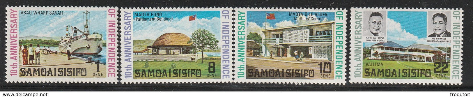 SAMOA - N°292/5 **  (1972) - Samoa