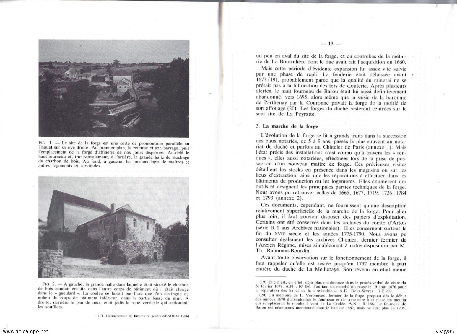 79 - Livre Illustré De 64 Pages" La Forge De La Meilleraye à La PEYRATTE - 1988 - Poitou-Charentes