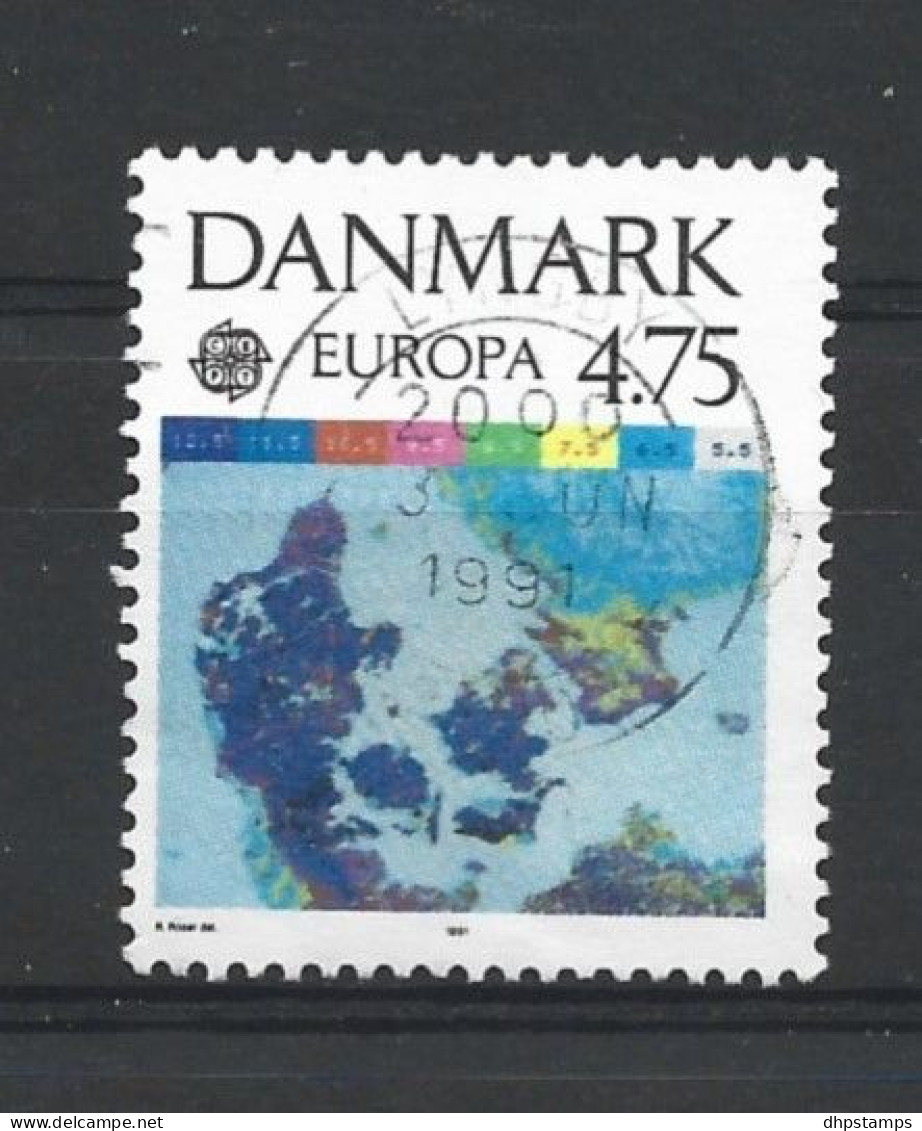 Denmark 1991 Europa Space Y.T. 1005 (0) - Usati