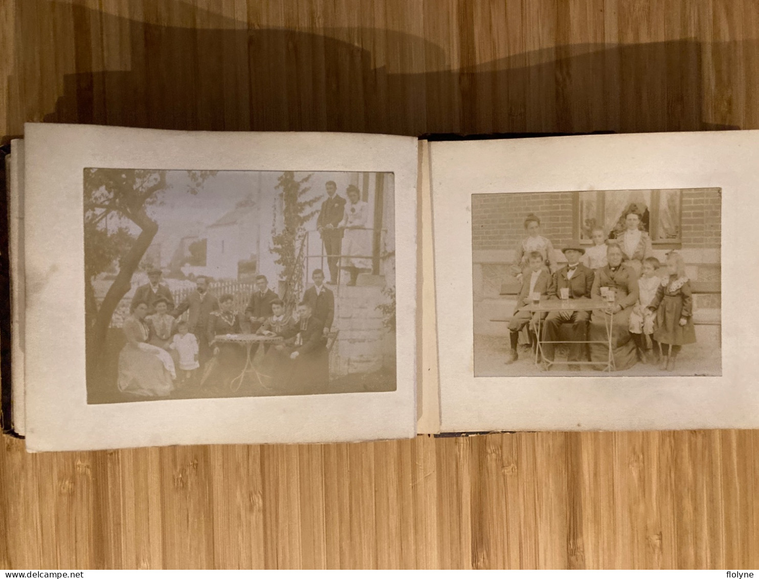 Hamoir sur ourthe - bel album 46 photos de 1902 - scène de battage batteuse , rue , place , vues - belgique belgium