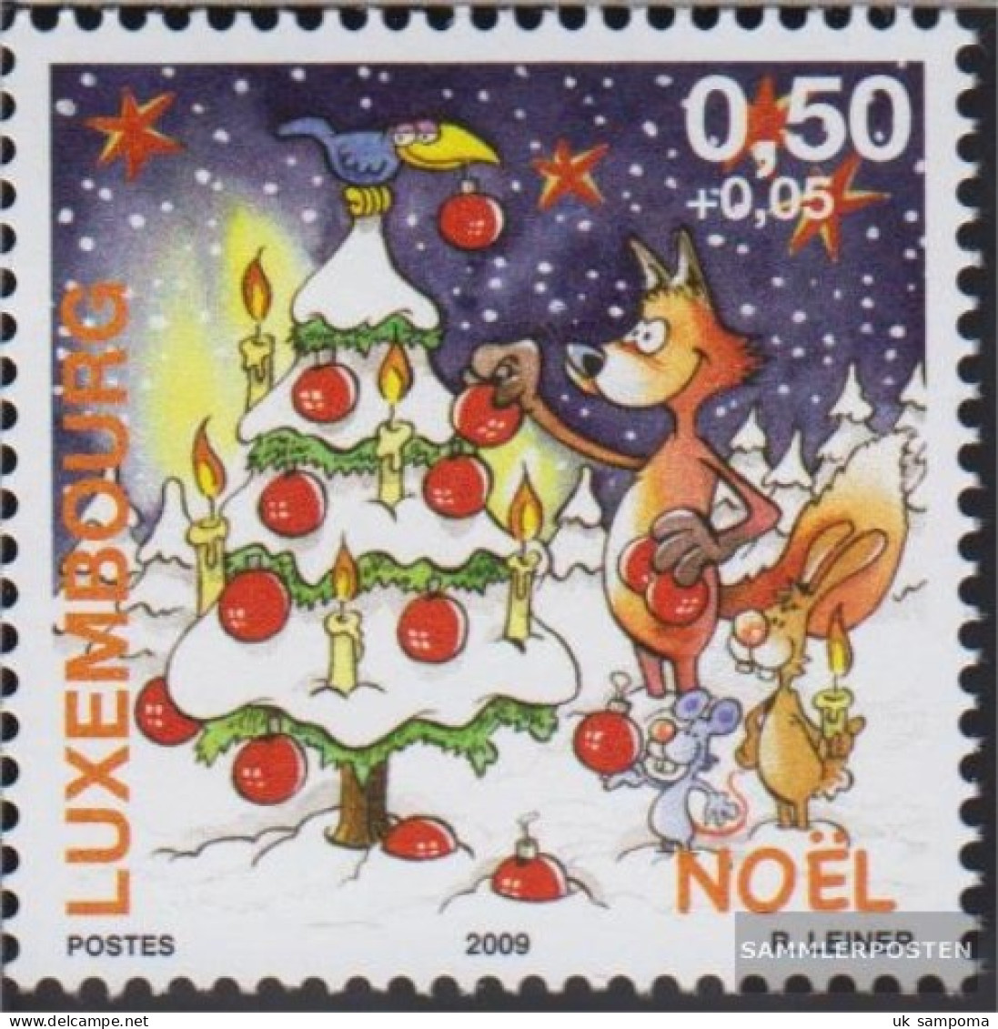 Luxembourg 1849 (complete Issue) Unmounted Mint / Never Hinged 2009 Christmas - Unused Stamps