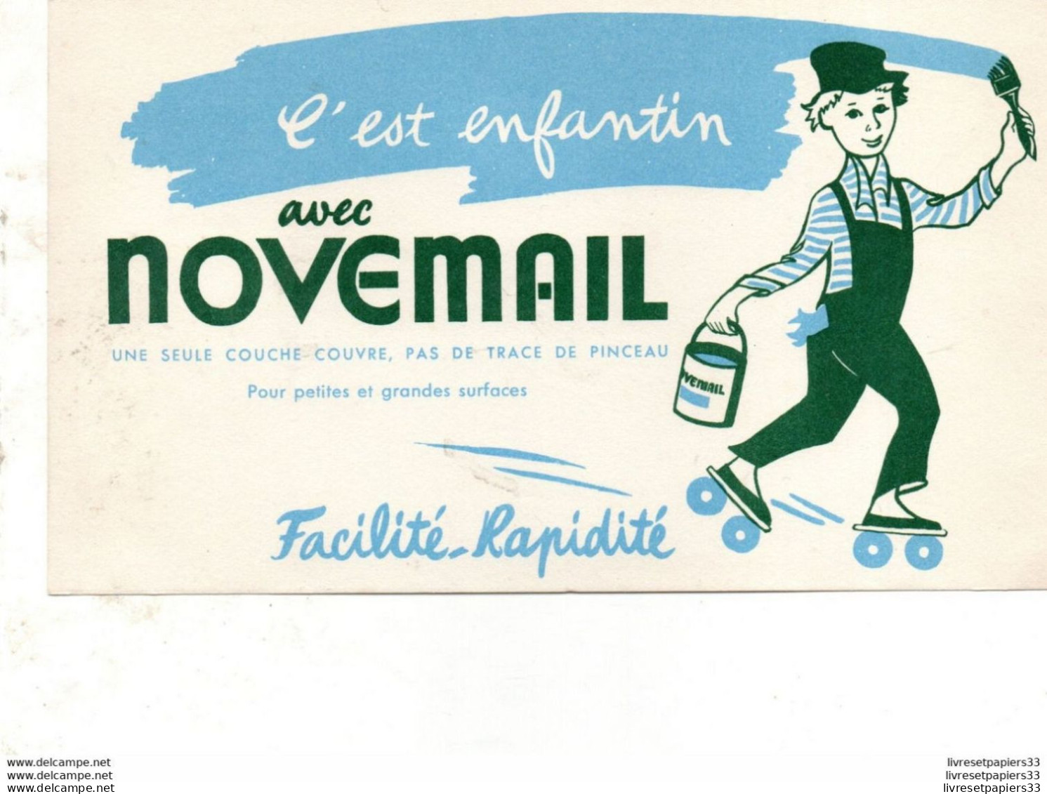 Buvard Peintures NOVEMAIL - Farben & Lacke